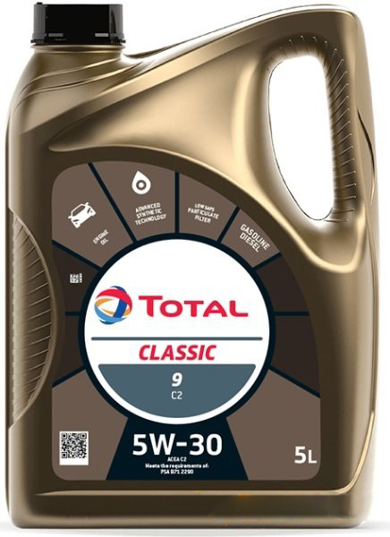 Моторное масло Total Classic C2 5W30  194450 (5л)