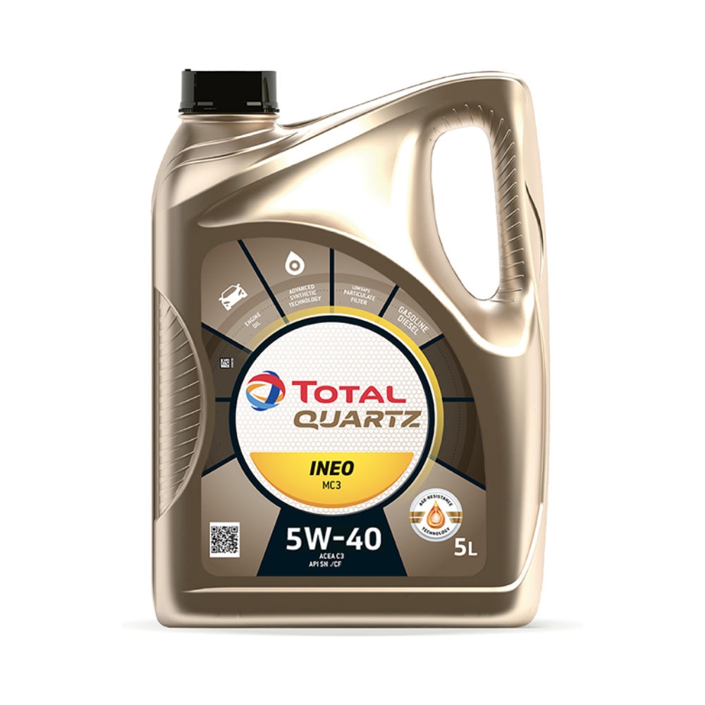 Моторное масло Total Quartz Ineo MC3 5W-40 5л