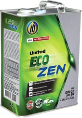 Моторное масло United Oil ECO-ZEN 0W-20 4л