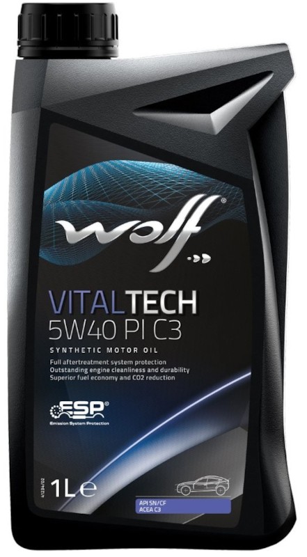 Моторное масло Wolf Vital Tech 5W-40 PI C3 1л