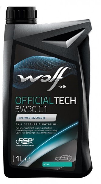 Моторное масло Wolf Official Tech 5W-30 C1 1л