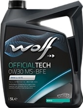 Моторное масло Wolf OfficialTech 0W-30 MS-BFE 5л