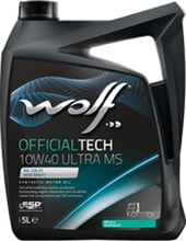 Моторное масло Wolf OfficialTech 10W-40 Ultra MS 5л