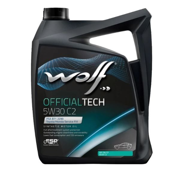 Моторное масло Wolf Official Tech 5W-30 C2 4л