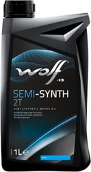 Моторное масло Wolf SEMI-SYNT 2T 1л