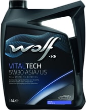 Моторное масло Wolf VitalTech 5W-30 ASIAUS 4л