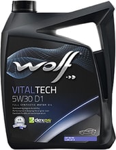 Моторное масло Wolf VitalTech 5W-30 D1 5л