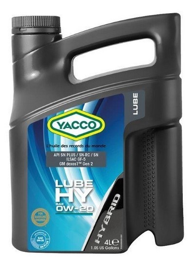 Моторное масло YACCO 0W20 LUBE HY4