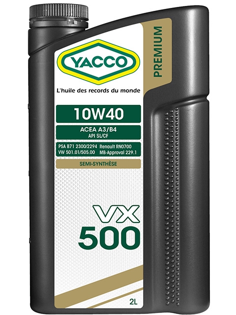 Моторное масло YACCO 10W40 VX 5002