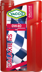 Моторное масло Yacco Galaxie RS 0W-40 2л