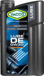 Моторное масло Yacco Lube DE 0W-30 2л