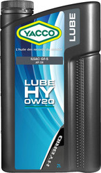 Моторное масло Yacco Lube HY 0W-20 2л
