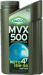 Моторное масло Yacco MVX 500 4T 15W-50 1л