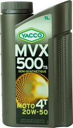 Моторное масло Yacco MVX 500 TS 4T 20W-50 1л