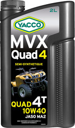 Моторное масло Yacco MVX Quad 10W-40 2л