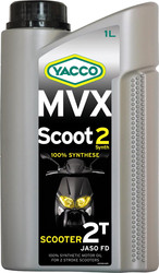 Моторное масло Yacco MVX Scoot 2 Synth 1л