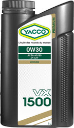 Моторное масло Yacco VX 1500 0W-30 1л