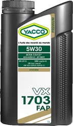 Моторное масло Yacco VX 1703 FAP 5W-30 1л