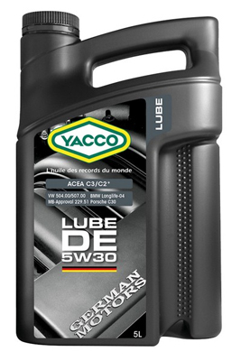 Моторные масла YACCO YACCO 5W30 LUBE P PLUS5