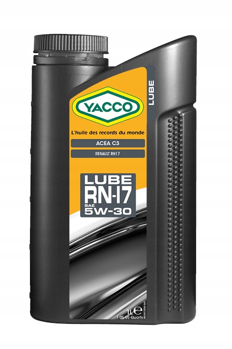 Моторные масла YACCO YACCO 5W30 LUBE RN171