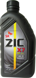 Моторное масло ZIC X7 FE 0W-20 1л