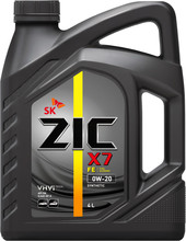 Моторное масло ZIC X7 FE 0W-20 4л