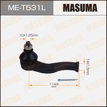 MET531L MASUMA Наконечник поперечной рулевой тяги