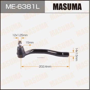 ME6381L MASUMA Наконечник поперечной рулевой тяги