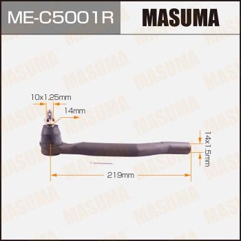 MEC5001R MASUMA Наконечник поперечной рулевой тяги