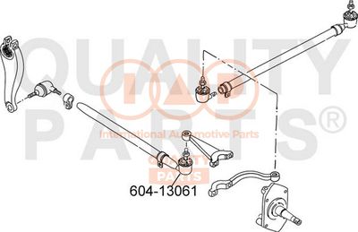 60413061 IAP QUALITY PARTS Наконечник поперечной рулевой тяги