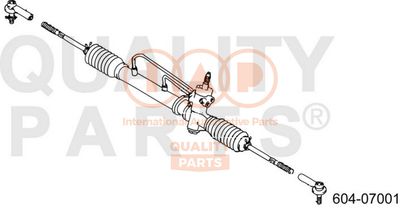 60407001 IAP QUALITY PARTS Наконечник поперечной рулевой тяги