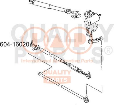 60416020 IAP QUALITY PARTS Наконечник поперечной рулевой тяги