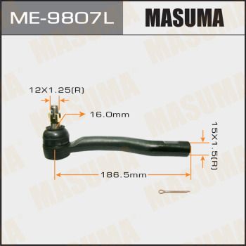 ME9807L MASUMA Наконечник поперечной рулевой тяги