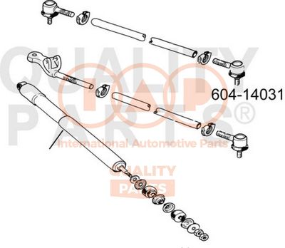 60414031 IAP QUALITY PARTS Наконечник поперечной рулевой тяги