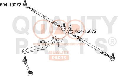 60416072 IAP QUALITY PARTS Наконечник поперечной рулевой тяги