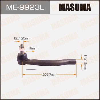 ME9923L MASUMA Наконечник поперечной рулевой тяги