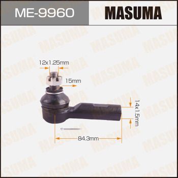 ME9960 MASUMA Наконечник поперечной рулевой тяги