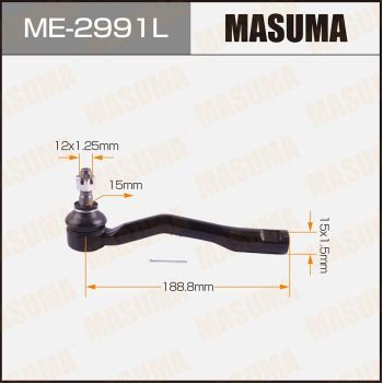 ME2991L MASUMA Наконечник поперечной рулевой тяги