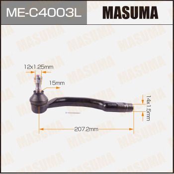 MEC4003L MASUMA Наконечник поперечной рулевой тяги