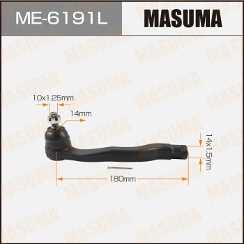 ME6191L MASUMA Наконечник поперечной рулевой тяги