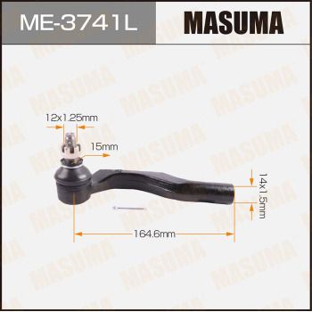 ME3741L MASUMA Наконечник поперечной рулевой тяги