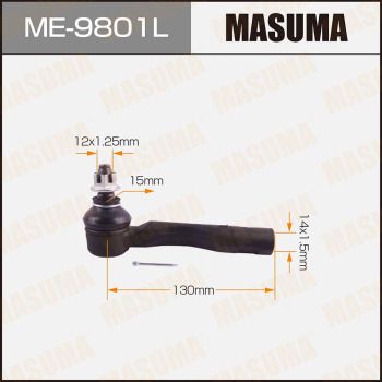 ME9801L MASUMA Наконечник поперечной рулевой тяги
