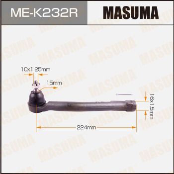 MEK232R MASUMA Наконечник поперечной рулевой тяги