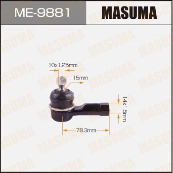 ME9881 MASUMA Наконечник поперечной рулевой тяги
