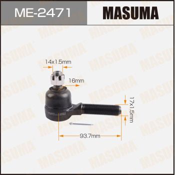 ME2471 MASUMA Наконечник поперечной рулевой тяги