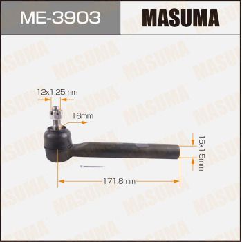 ME3903 MASUMA Наконечник поперечной рулевой тяги