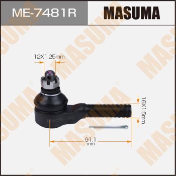 ME7481R MASUMA Наконечник поперечной рулевой тяги