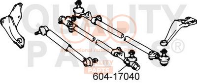 60417040 IAP QUALITY PARTS Наконечник поперечной рулевой тяги