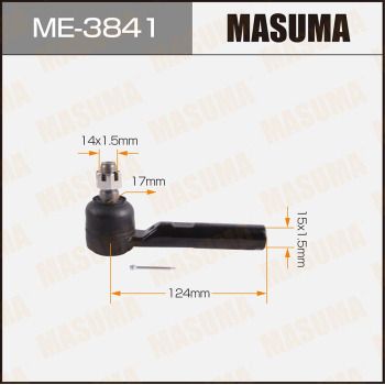 ME3841 MASUMA Наконечник поперечной рулевой тяги
