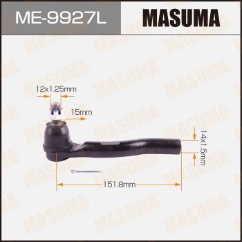 ME9927L MASUMA Наконечник поперечной рулевой тяги